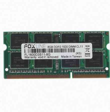 Оперативная (арт:арт-4836) память So-Dimm 8gb Ddr3-1600 Pc3-12800 Foxconn Foxline, Cl11, 1.5v, (512x Макеевка