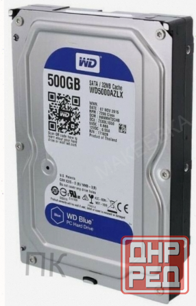 Жесткий - арт-3150 диск Western Digital Wd Blue Desktop 500гб (Wd5000azlx) Макеевка - изображение 1
