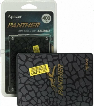 Твердотельный (арт:арт-6037) накопитель Apacer Panther 480 гб Sata Ap480gas340g-1 Макеевка