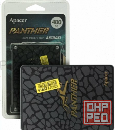 Твердотельный (арт:арт-6037) накопитель Apacer Panther 480 гб Sata Ap480gas340g-1 Макеевка - изображение 1