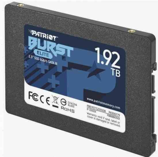 Ssd (арт:арт-2206) диск Patriot Memory Patriot 2.5" 1920гб Sata (Pbe192ts25ssdr) Макеевка