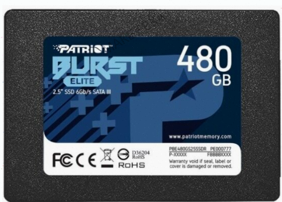 Твердотельный (арт-7196) накопитель Ssd 2.5" Patriot Memory 480гб Sata (Pbe480gs25ssdr) Макеевка