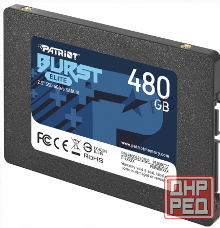 Твердотельный (арт-7196) накопитель Ssd 2.5" Patriot Memory 480гб Sata (Pbe480gs25ssdr) Макеевка - изображение 4