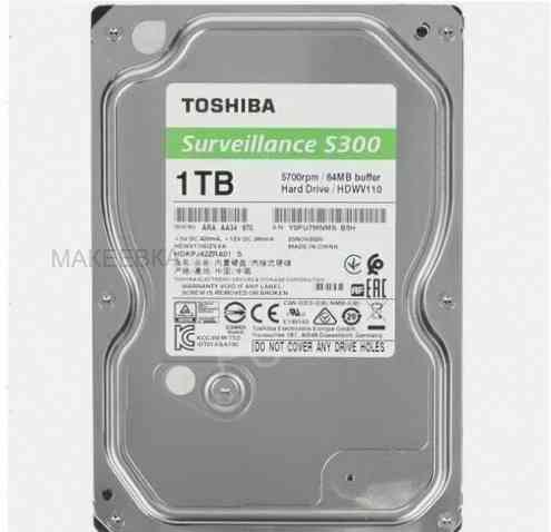 Жесткий [арт-4467] диск 3.5" Toshiba S300 1 тб Surveillance (Hdwv110uzsva) Макеевка