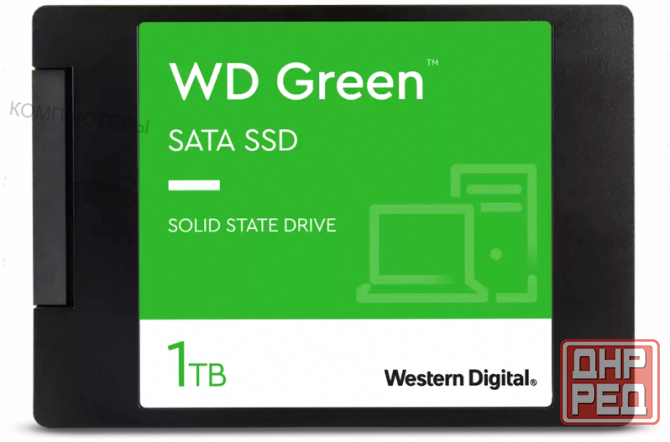 Твердотельный (ар:арт-8754) накопитель Ssd 1tb Western Digital Green Wds100t3g0a Sata3 2.5 Макеевка - изображение 1