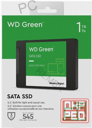 Твердотельный (ар:арт-8754) накопитель Ssd 1tb Western Digital Green Wds100t3g0a Sata3 2.5 Макеевка - изображение 4