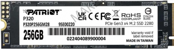 Твердотельный (арт-1317) накопитель Ssd 256gb Patriot P320 (P320p256gm28) Макеевка