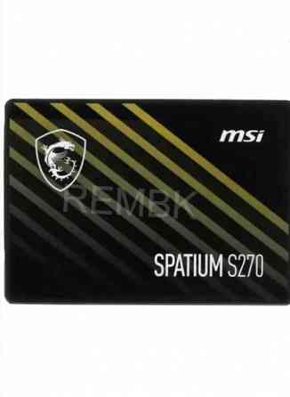 Ssd (арт:арт-7643) 2.5" 240gb Sata Msi Spatium S270 (S78-440n070-P83) 500/400, Iops 50/80k, Mtbf 2m, Макеевка
