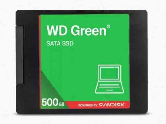 Твердотельный - арт-5095 накопитель Ssd Wd Green Wds500g5g0a 500gb, 2.5", Sata Iii, R/W - 545/510 Mb Макеевка
