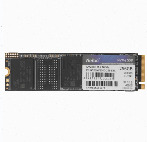 256 (ар:арт-4244) гб M.2 Nvme накопитель Netac Nv2000 [Nt01nv2000-256-E4x] Макеевка