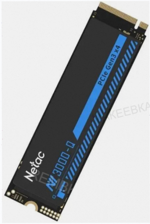 Ssd (арт-5336) накопитель Netac Nv3000 512gb Nt01nv3000q-512-E4x M.2 2280, Pci-E 3.0 X4, черный по д Макеевка