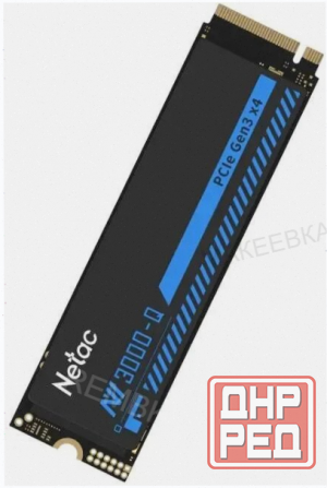 Ssd (арт-5336) накопитель Netac Nv3000 512gb Nt01nv3000q-512-E4x M.2 2280, Pci-E 3.0 X4, черный по д Макеевка - изображение 3