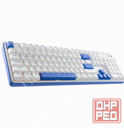 Клавиатура (арт-3004) Redragon Faye Pro Ru, Rgb, белый-синий (72257) Донецк - изображение 2
