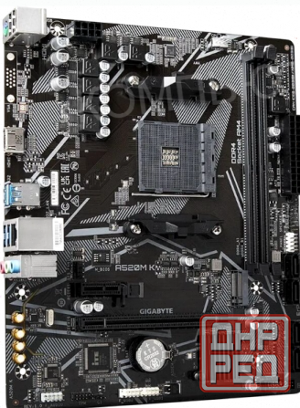 Материнская (арт:арт-5047) плата Gigabyte A520m K V2 /(V1.1) Soc-Am4 Amd A520 2xddr4 Matx Ac`97 8ch( Макеевка - изображение 2