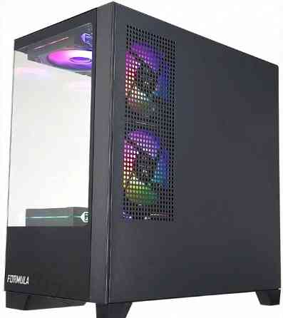 Корпус - арт-5775 Matx Formula Crystal Z1m, Mini-Tower, без бп, черный [Cristal Z1m] Донецк