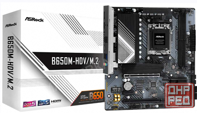 Материнская (арт-7328) плата Asrock B650m-Hdv/M.2 (Am5 Matx) Макеевка - изображение 1