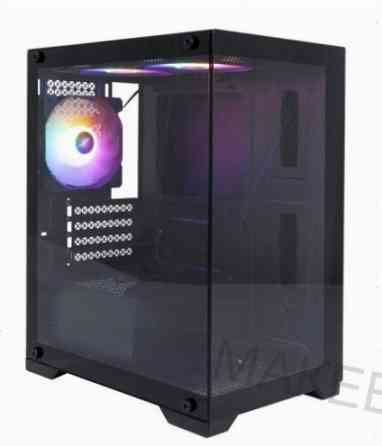 Корпус [арт-8360] 1stplayer Miku Mi2 Black (Mi2-Bk-3f1) / Matx / 3x120mm Led Fans Донецк