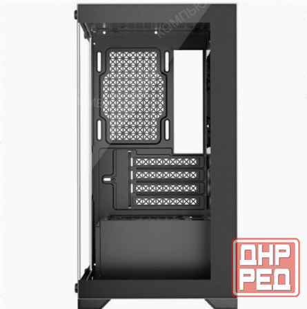 Корпус [арт-8360] 1stplayer Miku Mi2 Black (Mi2-Bk-3f1) / Matx / 3x120mm Led Fans Донецк - изображение 2