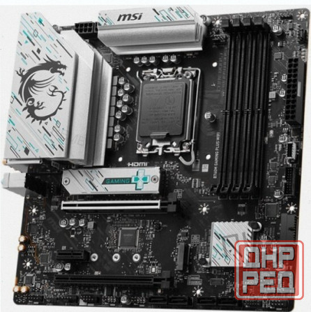 Материнская - арт-4505 плата Msi B760m Gaming Plus Wifi (Lga1700, Matx) Макеевка - изображение 3