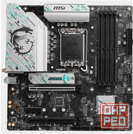 Материнская - арт-4505 плата Msi B760m Gaming Plus Wifi (Lga1700, Matx) Макеевка - изображение 2