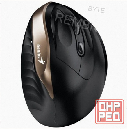 Мышь (ар:арт-6206) Genius Ergo 8250s вертикальная беспроводная черный (31030031400) Донецк - изображение 3
