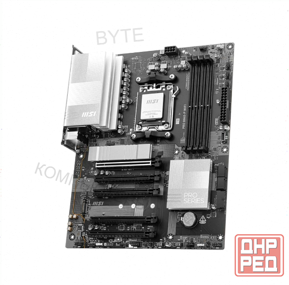 Материнская (арт-1024) плата Msi Pro B840-P Wifi, Am5, Amd B840, Atx, Rtl (Pro B840-P Wifi) Макеевка - изображение 3