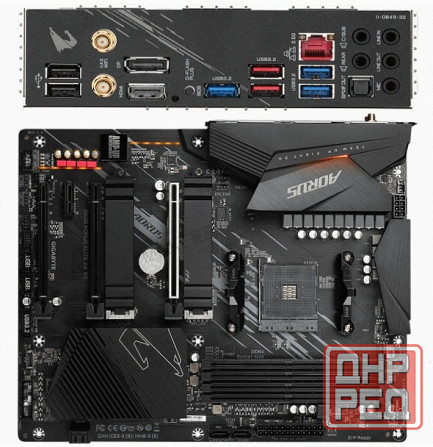 Материнская (арт-3703) плата Gigabyte B550 Aorus Elite Ax V2 (B550 Aorus Elite Ax V2) Макеевка - изображение 2