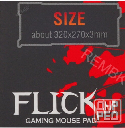 Коврик (арт:арт-2525) Redragon Flick M (M) черный Донецк - изображение 4