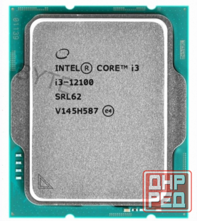 Процессор (ар:арт-9805) Intel Core I3-12100 (Lga1700,Alder Lake, 4c/8t, 3.3/4.3ghz, 12mb, 60/89w, Uh Макеевка - изображение 1