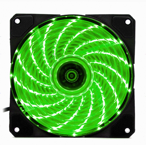 Вентилятор (арт:арт-3225) игровой Dt-Gf12025gr для компьютерного корпуса с подсветкой зеленый Макеевка