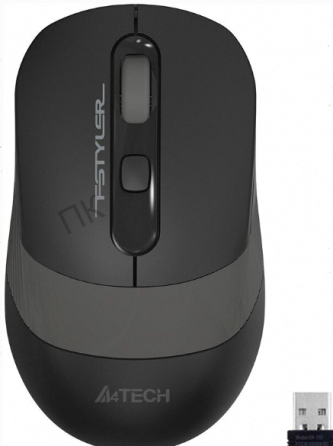 A-4tech (ар:арт-7164) мышь Fstyler Fg10s черный/серый оптическая (2000dpi) беспроводная Usb [1204030 Донецк