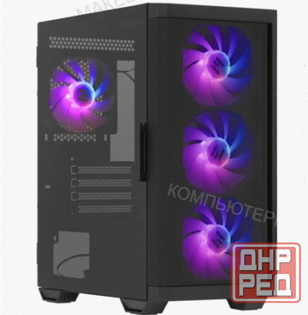 Корпус (ар:арт-6841) Zalman M4 [M4 Black] черный Донецк - изображение 2