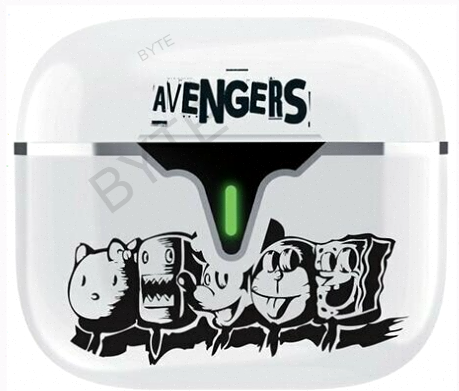 Наушники (ар:арт-9559) Tws Qumo Life "Avengers" Bt 0101 белый, вкладыши, Bluetooth, сенсорное управл Донецк
