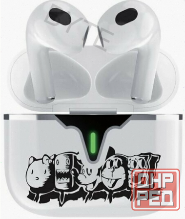 Наушники (ар:арт-9559) Tws Qumo Life "Avengers" Bt 0101 белый, вкладыши, Bluetooth, сенсорное управл Донецк - изображение 2