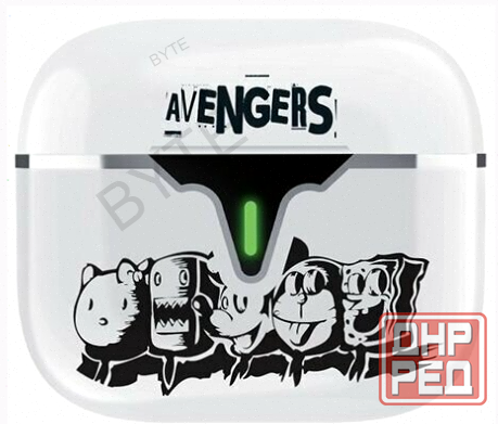 Наушники (ар:арт-9559) Tws Qumo Life "Avengers" Bt 0101 белый, вкладыши, Bluetooth, сенсорное управл Донецк - изображение 3