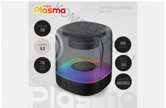 Акустическая (арт:арт-7832) система Qumo Plasma Mini вт 0081 3 вт объемное звучание Rgb Донецк