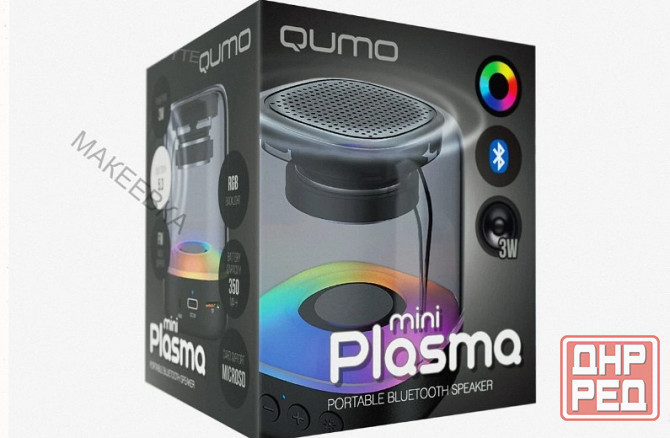 Акустическая (арт:арт-7832) система Qumo Plasma Mini вт 0081 3 вт объемное звучание Rgb Донецк - изображение 3