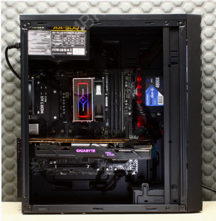 Игровой (арт:арт-3603) компьютер Byte-Apexstrike | Ryzen 5 4500 | 500w | Ssd 480gb | Ddr4 16 гб | Ge Донецк