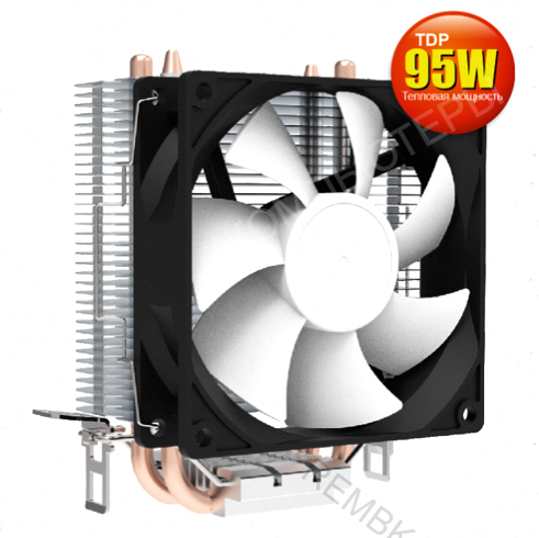 Кулер (арт:арт-9507) для процессора Detech Dt-S90f ( Tdp: 95w) Макеевка