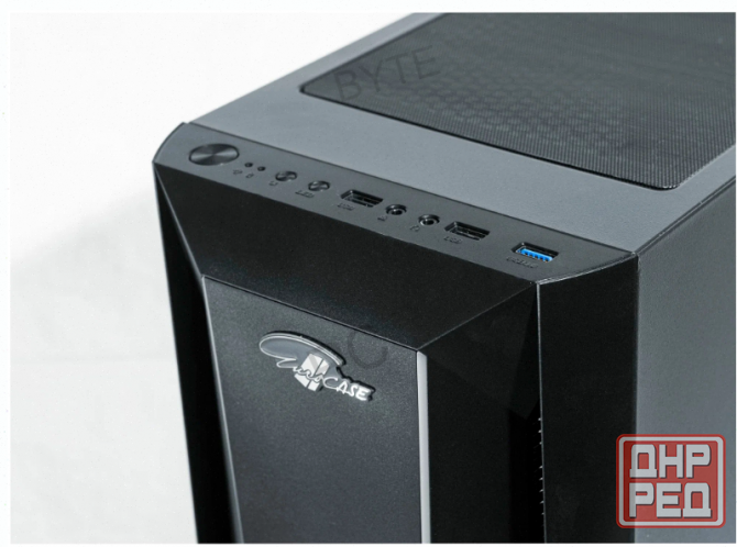 Корпус (арт-1782) Eurocase B27 Matx без бп закаленное стекло (3xusb, 2xaudio) Макеевка - изображение 4