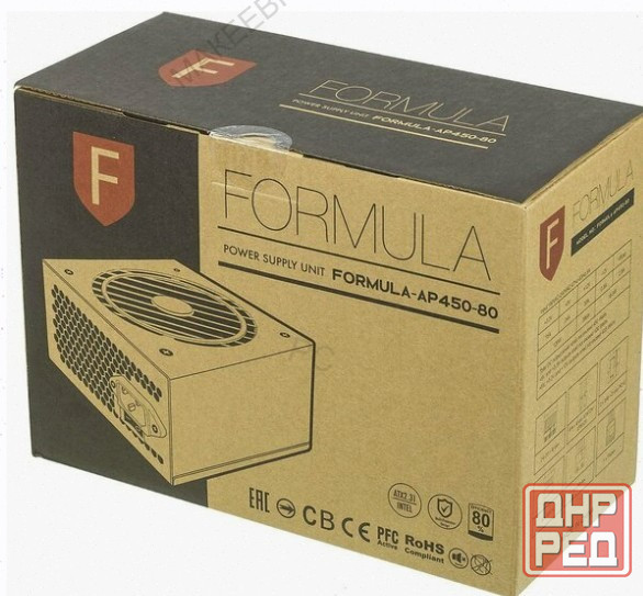Блок [арт-4095] питания Formula Atx 450w Formula-Ap450-80 80 Plus White (20+4pin) Apfc 120mm Fan 7xs Макеевка - изображение 3