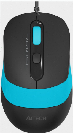 Комплект (ар:арт-3813) клавиатура+мышь A4tech Fstyler F1010 черный (F1010 Blue) в макеевке днр Макеевка