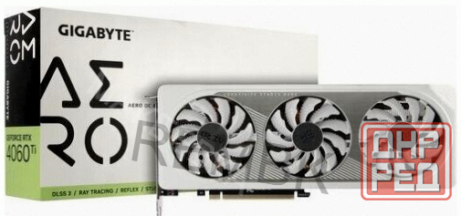 Видеокарта - арт-6757 Geforce Rtx 4060ti 8gb Gigabyte Gv-N406taero Oc-8gd Донецк - изображение 1