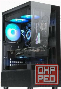 Корпус (ар:арт-2182) Formula Crystal Z1 черный без бп Atx 2xusb2.0 1xusb3.0 Audio Bott Psu Макеевка - изображение 1