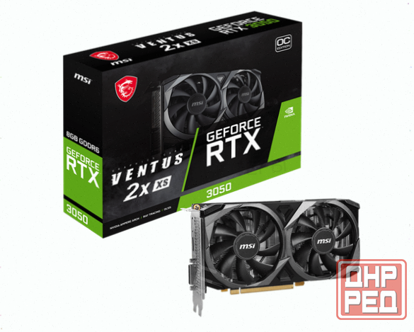 Видеокарта (арт:арт-4149) Msi Rtx3050 Ventus 2x Xs 8gb Oc Gddr6 128-Bit Dp Hdmi Dl-Dvi-D 2fan Rtl Донецк - изображение 1