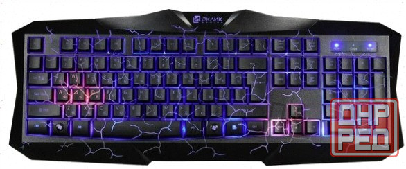 Игровой - арт-3830 комплект Oklick Hs-Hkm100g черный 2.2м мониторы оголовье Hs-Hkm100g Макеевка - изображение 3