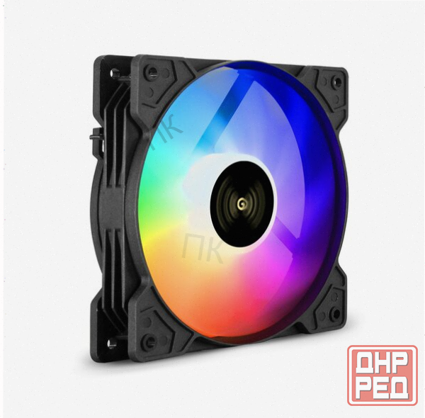 Вентилятор (ар:арт-3144) 12в Dc с подсветкой Exegate Ex12025h6pmy-Pwm. Argb (120x120x25 мм, Hydrauli Макеевка - изображение 1