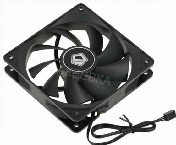 Вентилятор [арт-1487] для корпуса Id-Cooling 120x120mm 3pin 1250rpm Black (Fl-12025k) Макеевка
