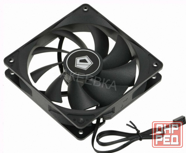 Вентилятор [арт-1487] для корпуса Id-Cooling 120x120mm 3pin 1250rpm Black (Fl-12025k) Макеевка - изображение 2