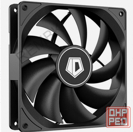 Вентилятор [арт-1487] для корпуса Id-Cooling 120x120mm 3pin 1250rpm Black (Fl-12025k) Макеевка - изображение 1